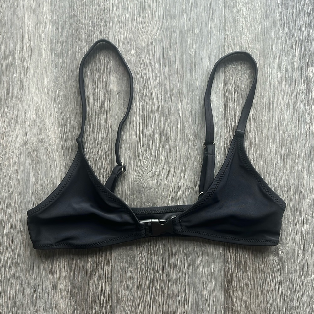 Fashion Nova Bikini Top ✧ Black ✧ Size S